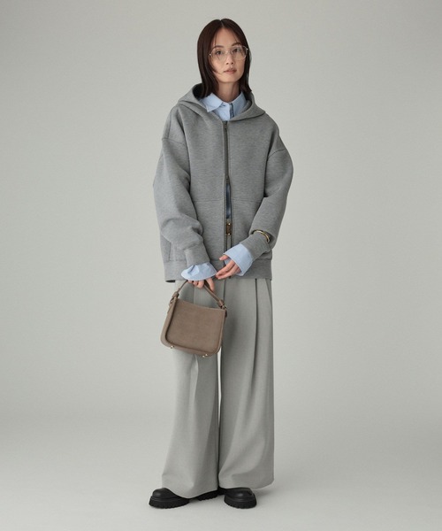 BABYLONE(バビロン)の「ダンボールフードパーカー(パーカー・レディース・オフホワイト/グレー・フリー)」の15枚目の写真