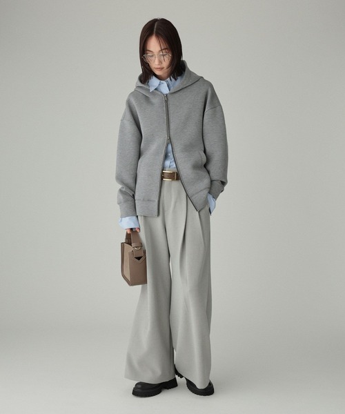 BABYLONE(バビロン)の「ダンボールフードパーカー(パーカー・レディース・オフホワイト/グレー・フリー)」の16枚目の写真