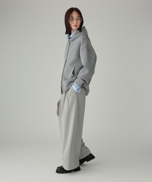 BABYLONE(バビロン)の「ダンボールフードパーカー(パーカー・レディース・オフホワイト/グレー・フリー)」の17枚目の写真