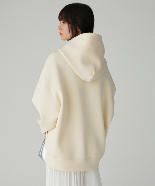 BABYLONE(バビロン)の「ダンボールフードパーカー(パーカー・レディース・オフホワイト/グレー・フリー)」の5枚目の写真