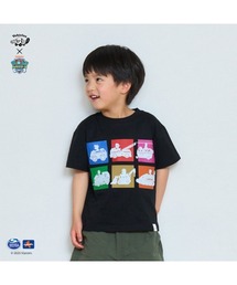 Vehicles（ビークルズ）の「パウパトロール 子供服　グラフィック半袖Tシャツオールビークルズブラック オールビークルズ（Tシャツ/カットソー）」