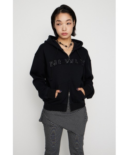 PATCHWORK フーディ LAGUA GEM ラグア スウェット パーカー LAGUA GEM（ラグアジェム）の「PATCHWORK フーディ（パーカー）」 - WEAR