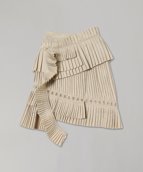 rokh（ロク）の「rokh HOOK AND BAR DIAGONAL SKIRT R2CA106（スカート