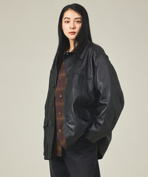 TOWNCRAFT（タウンクラフト）の「【TOWNCRAFT / タウンクラフト】LEATHER RANCHER COAT / レザー ランチャーコート /ヴィンテージライク/ ユニセックス（その他アウター・メンズ）」