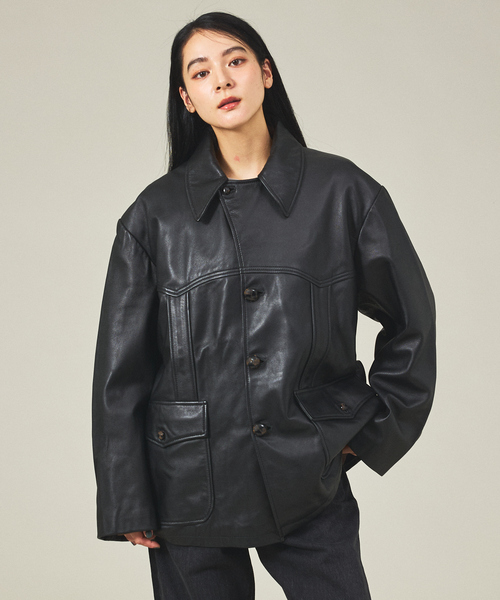 TOWNCRAFT / タウンクラフト】LEATHER RANCHER COAT / レザー