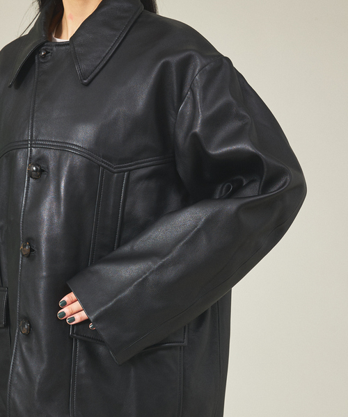 TOWNCRAFT / タウンクラフト】LEATHER RANCHER COAT / レザー