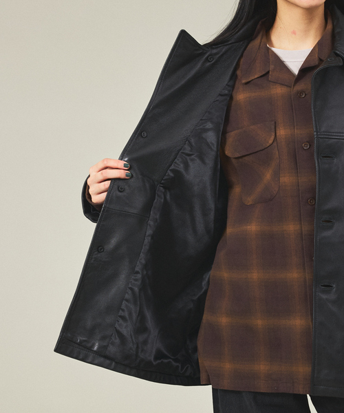 TOWNCRAFT / タウンクラフト】LEATHER RANCHER COAT / レザー