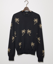 DESIGNWORKS | 【N°21/ヌメロ ヴェントゥーノ】クルーネック パームツリー ニット M0A0107604(ニット/セーター)