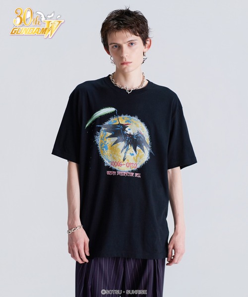 glamb(グラム)の「Gundam Deathscythe Hell T-shirt/ガンダムデスサイズHTシャツ(Tシャツ/カットソー・メンズ・ブラック・M/L/XL)」の5枚目の写真