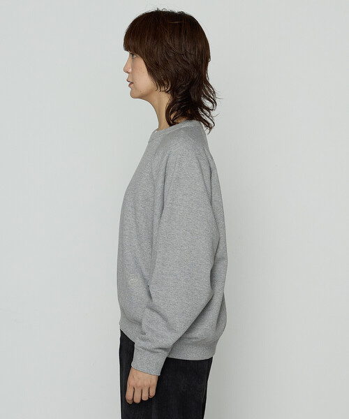 COMME CA Wardrobe(コムサワードローブ)の「裏双糸ラメ裏毛 プルオーバー(Tシャツ/カットソー・レディース・チャコール/ライトグレー・FREE)」の12枚目の写真