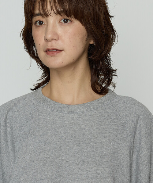 COMME CA Wardrobe(コムサワードローブ)の「裏双糸ラメ裏毛 プルオーバー(Tシャツ/カットソー・レディース・チャコール/ライトグレー・FREE)」の14枚目の写真