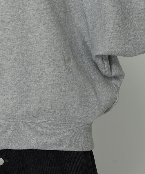 COMME CA Wardrobe(コムサワードローブ)の「裏双糸ラメ裏毛 プルオーバー(Tシャツ/カットソー・レディース・チャコール/ライトグレー・FREE)」の16枚目の写真