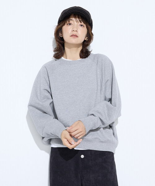 COMME CA Wardrobe(コムサワードローブ)の「裏双糸ラメ裏毛 プルオーバー(Tシャツ/カットソー・レディース・チャコール/ライトグレー・FREE)」の21枚目の写真