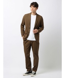 SUIT SQUARE（スーツスクエア）の「WEB限定 PERFORMANCE SUIT【3点セット】ジャケット/パンツ/ロンT セットアップ 裾上げ済み（スーツセット）」
