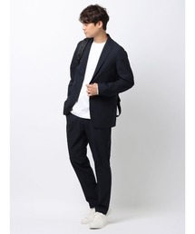 SUIT SQUARE（スーツスクエア）の「WEB限定 PERFORMANCE SUIT【3点セット】ジャケット パンツ ロンT セットアップ 裾上げ済み（スーツセット）」