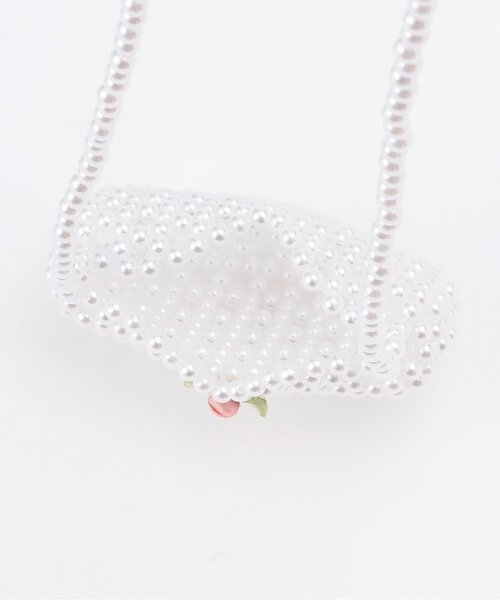 petit main（プティマイン）の「ハートパールポシェット（ショルダーバッグ・キッズ・オフホワイト・F）」の5枚目の写真