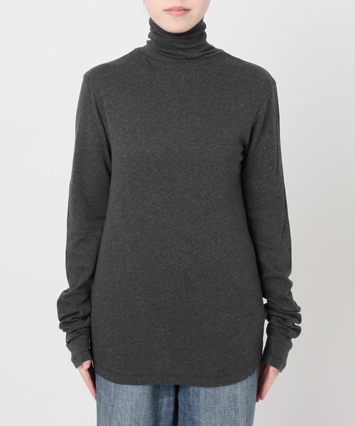 Spick & Span（スピックアンドスパン）の「《追加》ハイネックプルオーバー（Tシャツ/カットソー・レディース・スミクロ/ホワイト/レッド/マルチ・FREE）」の21枚目の写真