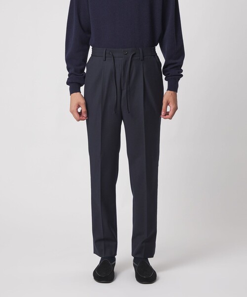 UNITED ARROWS（ユナイテッドアローズ）の「スリムテーパード サイドシャーリング 1プリーツ スラックス ストレッチ 防しわ（スラックス・メンズ・グレー系/ブラウン系/ネイビー・52/46/44/48/50）」の4枚目の写真