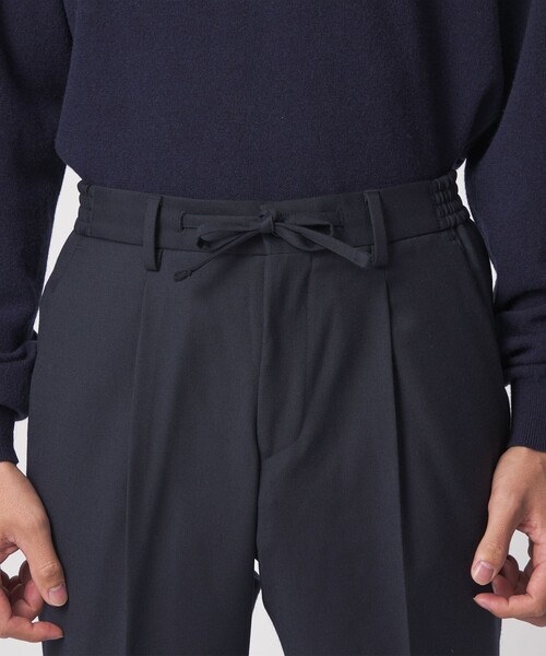 UNITED ARROWS（ユナイテッドアローズ）の「スリムテーパード サイドシャーリング 1プリーツ スラックス ストレッチ 防しわ（スラックス・メンズ・グレー系/ブラウン系/ネイビー・52/46/44/48/50）」の8枚目の写真