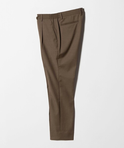 UNITED ARROWS（ユナイテッドアローズ）の「スリムテーパード サイドシャーリング 1プリーツ スラックス ストレッチ 防しわ（スラックス・メンズ・グレー系/ブラウン系/ネイビー・52/46/44/48/50）」の17枚目の写真