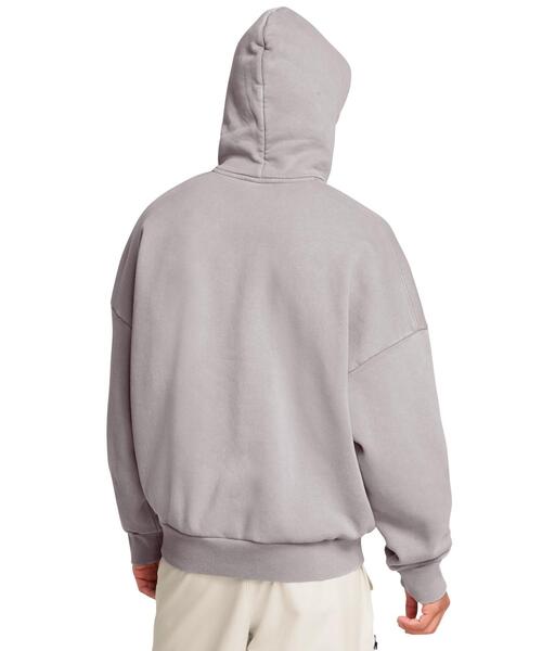 UNDER ARMOUR(アンダーアーマー)の「UAアイコン ヘビーウェイト フリース ウォッシュ オーバーサイズ フーディー(ライフスタイル/メンズ)(スウェット・メンズ・グレー系その他・2XL/M/S/3XL/L)」の2枚目の写真