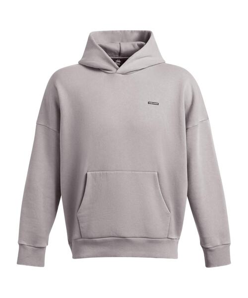 UNDER ARMOUR(アンダーアーマー)の「UAアイコン ヘビーウェイト フリース ウォッシュ オーバーサイズ フーディー(ライフスタイル/メンズ)(スウェット・メンズ・グレー系その他・2XL/M/S/3XL/L)」の4枚目の写真