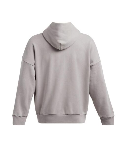 UNDER ARMOUR(アンダーアーマー)の「UAアイコン ヘビーウェイト フリース ウォッシュ オーバーサイズ フーディー(ライフスタイル/メンズ)(スウェット・メンズ・グレー系その他・2XL/M/S/3XL/L)」の5枚目の写真