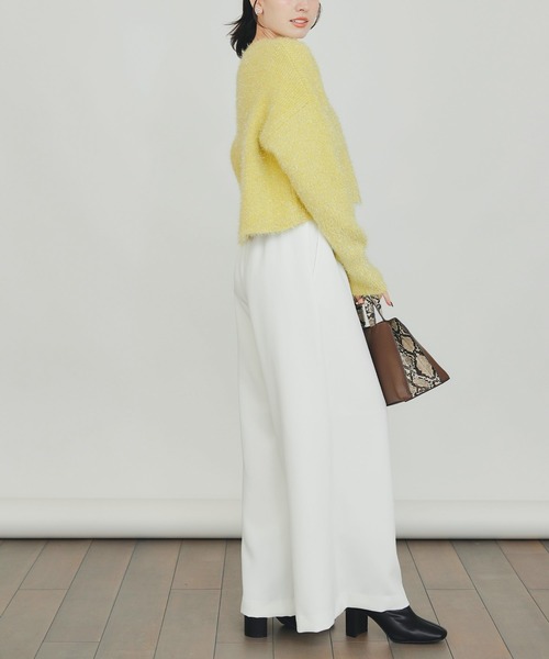 PICCIN（ピッチン）の「ラメシャギープルオーバー（ニット/セーター・レディース・シルバー/パープル/イエロー・M）」の16枚目の写真