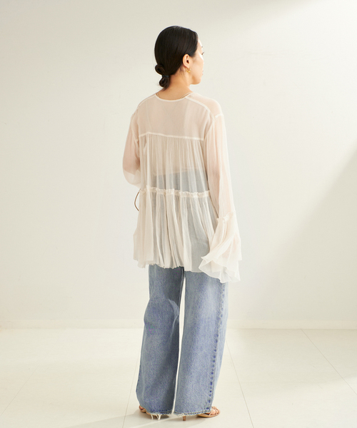 plage（プラージュ）の「《大宮店・WEB限定追加》R’IAM WIDE デニム 4（デニムパンツ・レディース・ブルー・38/36/34/32）」の22枚目の写真