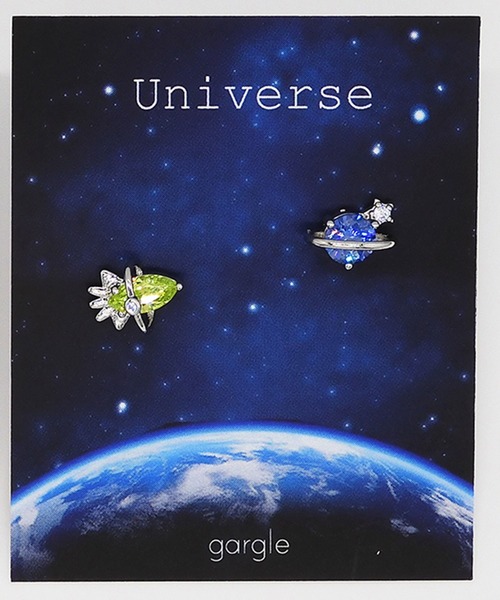 gargle(ガーグル)の「gargle ガーグル:宇宙シリーズ ジュエル宇宙 ピアス(ピアス(両耳用)・レディース・ゴールド/シルバー・FREE)」の4枚目の写真