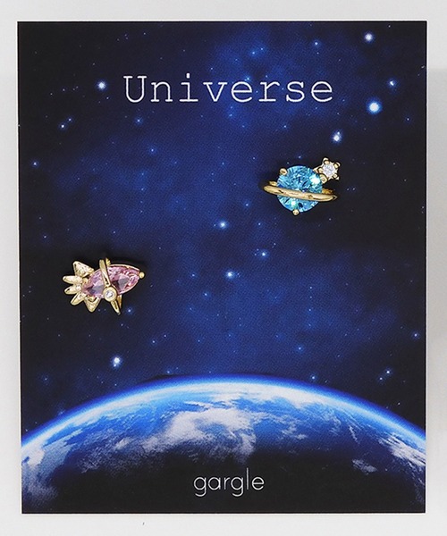 gargle(ガーグル)の「gargle ガーグル:宇宙シリーズ ジュエル宇宙 ピアス(ピアス(両耳用)・レディース・ゴールド/シルバー・FREE)」の8枚目の写真