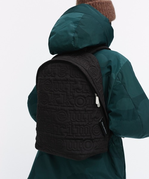 marimekko（マリメッコ）の「Logo / Joy Backpack（バックパック/リュック・レディース・ブラック/グリーン・FREE）」の2枚目の写真