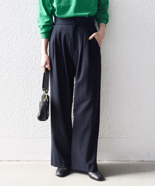 セール】SHIPS any:〈洗濯機可能〉ウォーム ストレッチ ハイウエスト 2