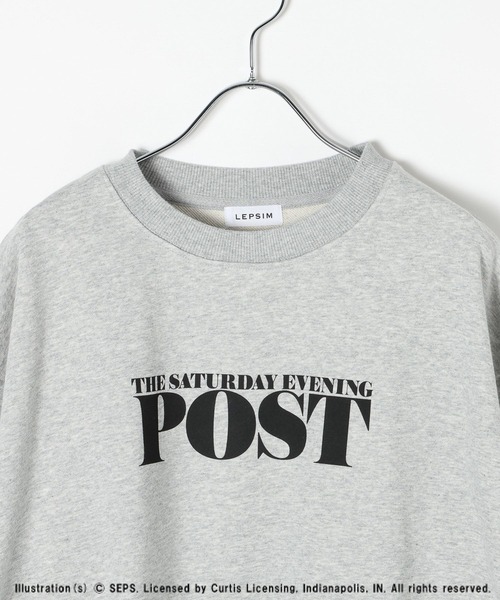 LEPSIM（レプシィム）の「【The Saturday Evening Post】アソートスウェット　603817（スウェット・レディース・ネイビー/ブラウン/グレー/オフホワイト/チャコールグレー/レッド・FREE）」の10枚目の写真