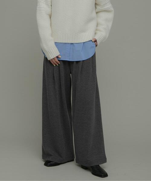 URBAN RESEARCH Sonny Label（アーバンリサーチサニーレーベル）の「カットタックイージーパンツ（その他パンツ・レディース・チャコールグレー/ブラック・38/36）」の12枚目の写真