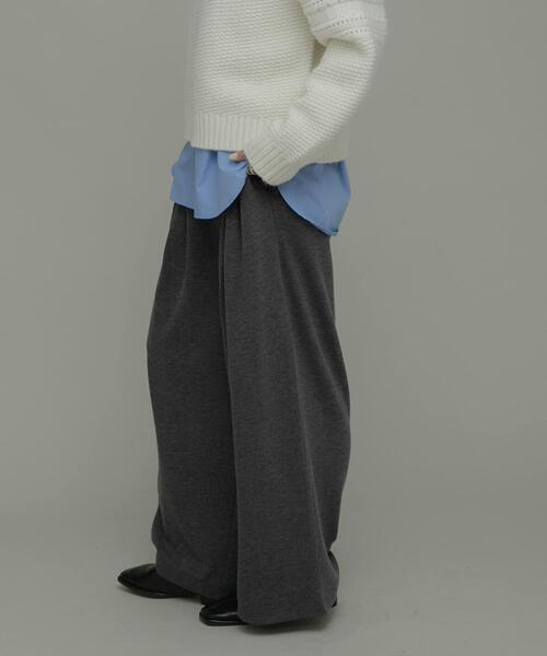 URBAN RESEARCH Sonny Label（アーバンリサーチサニーレーベル）の「カットタックイージーパンツ（その他パンツ・レディース・チャコールグレー/ブラック・38/36）」の13枚目の写真