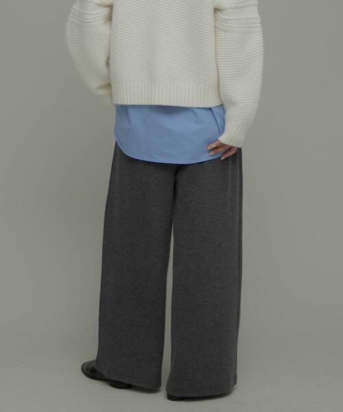 URBAN RESEARCH Sonny Label（アーバンリサーチサニーレーベル）の「カットタックイージーパンツ（その他パンツ・レディース・チャコールグレー/ブラック・38/36）」の14枚目の写真