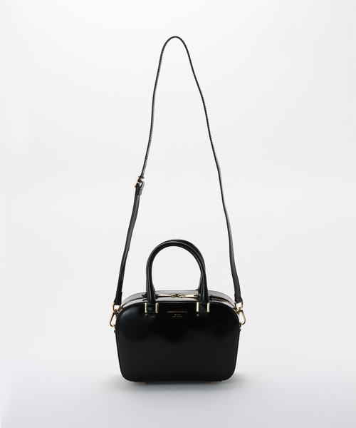 CHRISTIAN VILLA（クリスチャンヴィラ）の「CHRISTIAN VILLA /クリスチャン ヴィラ ガラスレザーバッグ（ショルダーバッグ・レディース・ブラック・FREE）」の7枚目の写真