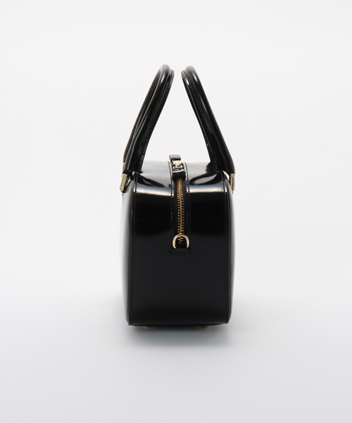 CHRISTIAN VILLA（クリスチャンヴィラ）の「CHRISTIAN VILLA /クリスチャン ヴィラ ガラスレザーバッグ（ショルダーバッグ・レディース・ブラック・FREE）」の9枚目の写真