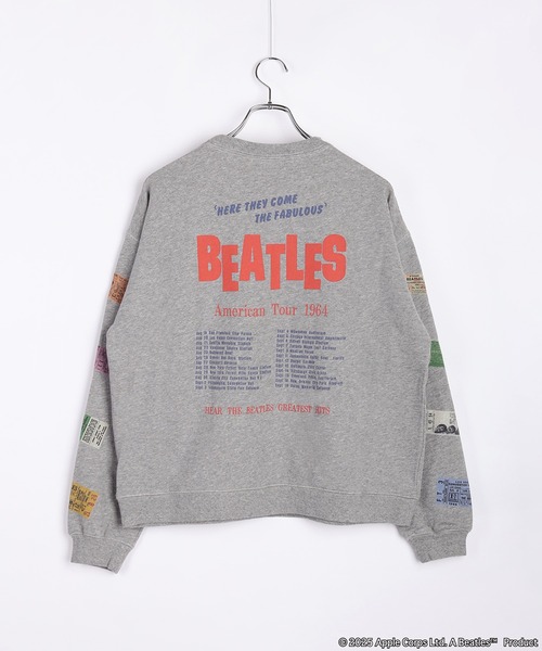 The Beatles（ザビートルズ）の「The Beatles / ビートルズ 裏毛 長袖トレーナー American Tour 1964年（スウェット・メンズ・ブラック/グレー・M/L/XL）」の15枚目の写真