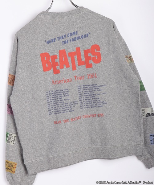 The Beatles（ザビートルズ）の「The Beatles / ビートルズ 裏毛 長袖トレーナー American Tour 1964年（スウェット・メンズ・ブラック/グレー・M/L/XL）」の16枚目の写真