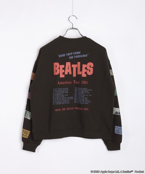 The Beatles（ザビートルズ）の「The Beatles / ビートルズ 裏毛 長袖トレーナー American Tour 1964年（スウェット・メンズ・ブラック/グレー・M/L/XL）」の10枚目の写真