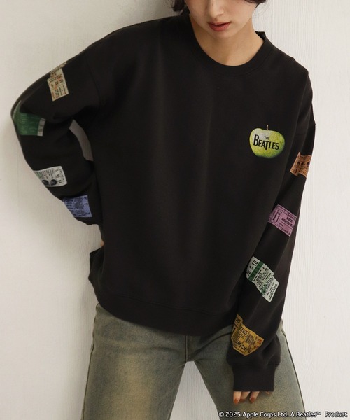 The Beatles（ザビートルズ）の「The Beatles / ビートルズ 裏毛 長袖トレーナー American Tour 1964年（スウェット・メンズ・ブラック/グレー・M/L/XL）」の6枚目の写真