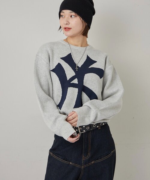 WHO'S WHO gallery(フーズフーギャラリー)の「【KOOKYN】 KYジャガードニット(ニット/セーター・メンズ・ブラック/ホワイト/ネイビー・SMALL/MEDIUM)」の4枚目の写真
