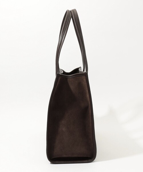 TOMORROWLAND (トゥモローランド)の「TOMORROWLAND シュリンクレザー×スウェードコンビ トートバッグ(トートバッグ・メンズ・ダークブラウン・FREE)」の7枚目の写真