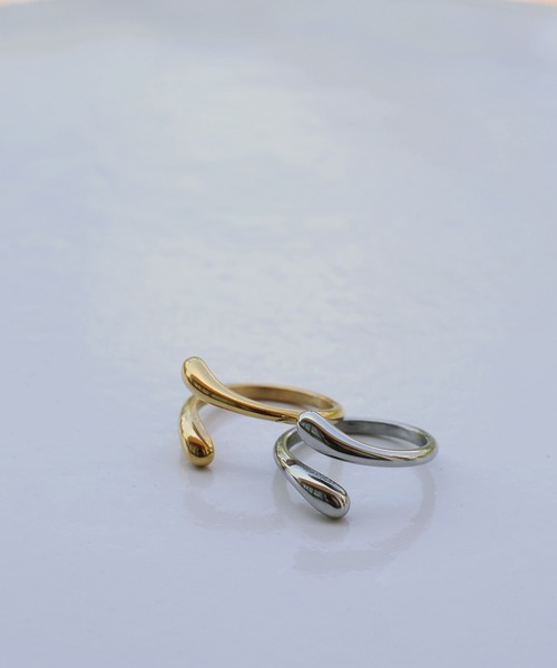 evernavy(エバーネイビー)の「【金属アレルギー対応/サージカルステンレス】ドロップオープンリング(リング・レディース・シルバー/ゴールド・#9/#11/#13/#15)」の20枚目の写真