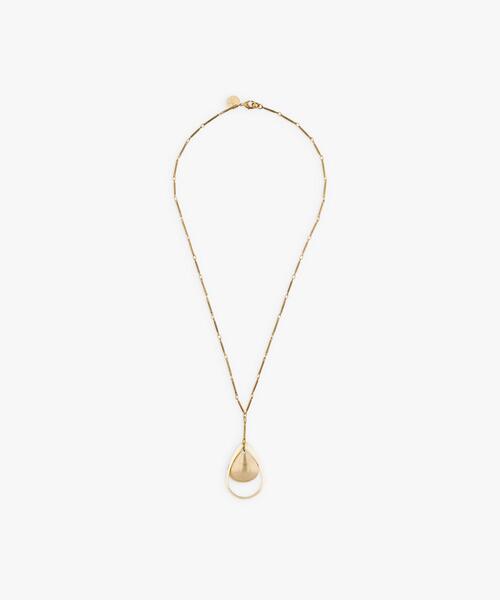 agnes b.(アニエスベー)の「ティアドロップ ネックレス ”Molly”(ネックレス・レディース・ゴールド・FREE)」の4枚目の写真