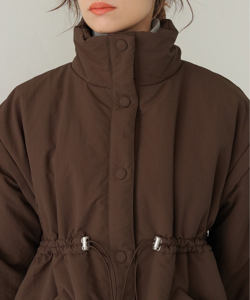 CLEIO(クレイオ)の「【CLEIO】2WAYミドル丈中綿コート 2WAY MID-LENGTH PADDED COAT/940-14616(ダウンジャケット/コート・レディース・ホワイト系その他/チャコール/ブラウン・フリー)」の7枚目の写真