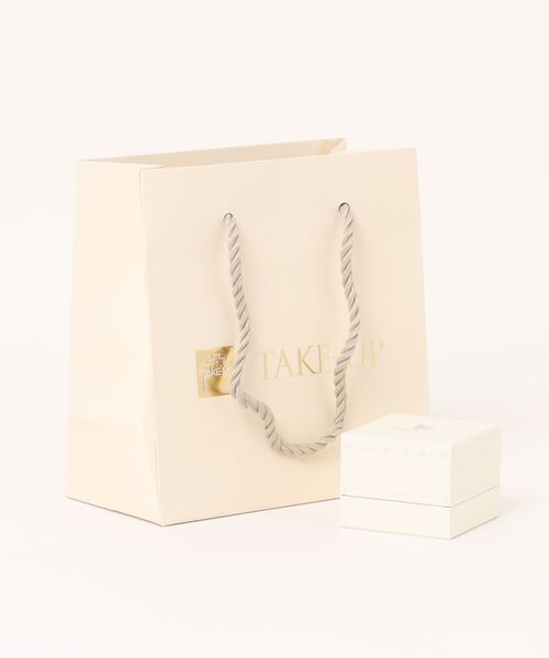 TAKE-UP（テイクアップ）の「K10ダイヤモンド　ホワイトトパーズシンプルネックレス( WG)（ネックレス・レディース・ホワイトゴールド・FREE）」の8枚目の写真