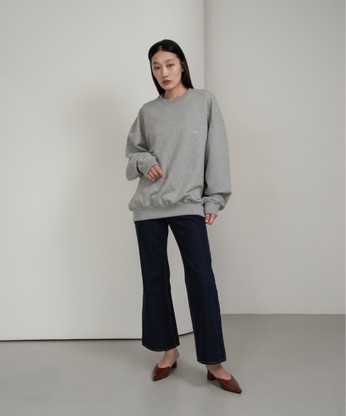I_am(アイアム)の「semi flare silhouette denim【I_am × kimina】 / セミフレアシルエットデニム(デニムパンツ・レディース・ネイビー/ブルー・X-SMALL/SMALL/MEDIUM)」の9枚目の写真